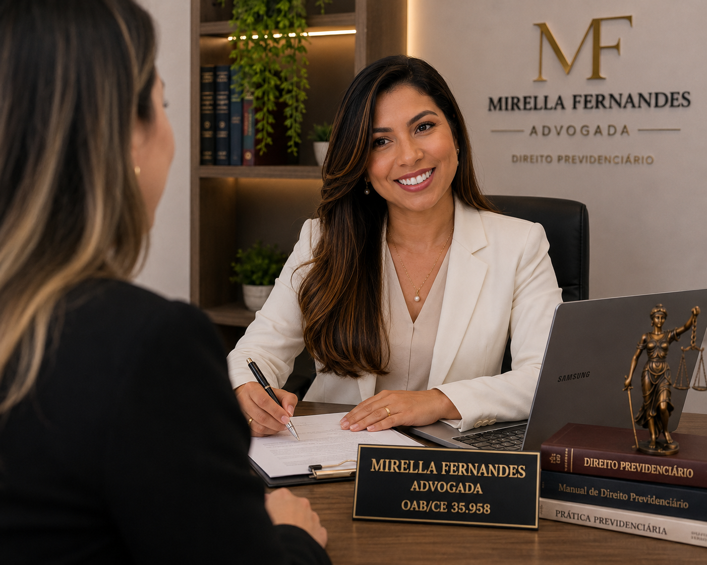 Atendimento presencial da Dra. Mirella